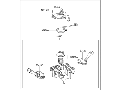 Hyundai 93400-2E685 Switch Assembly-Multifunction