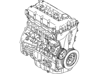 Hyundai 123TM-2GA14-A Engine Assembly-Sub