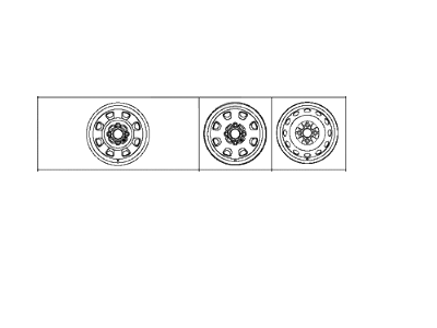 Hyundai Accent Spare Wheel - 52910-25460