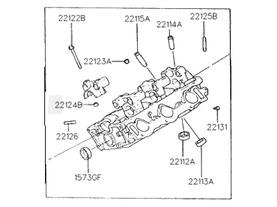 Hyundai 22100-35350 Head Assembly-Cylinder