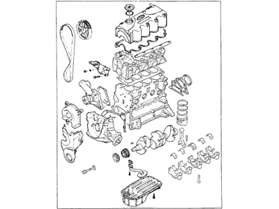 Hyundai 21101-22R11 Engine Assembly-Sub