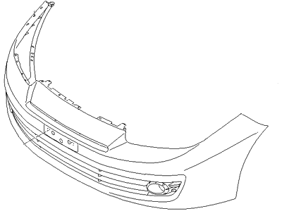 Hyundai 86510-2C700 Front Bumper Cover Assembly