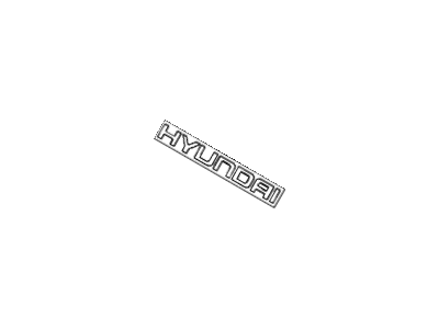 Hyundai 86314-21060-LP Emblem