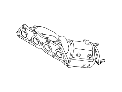 Hyundai 28510-2BEF1 Exhaust Manifold Catalytic Assembly