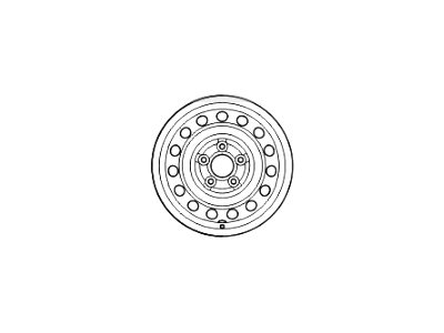 2012 Hyundai Elantra Spare Wheel - 52910-3X170