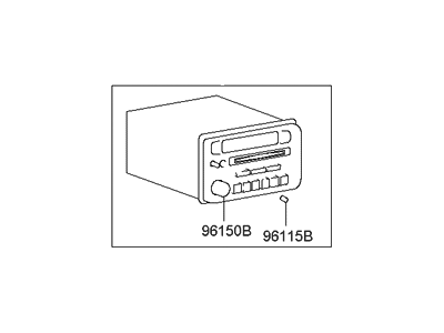 Hyundai 96130-39111 Head Module-Audio