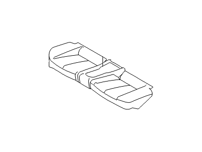 Hyundai 89160-2V210-TBJ Rear Seat Cushion Covering Assembly