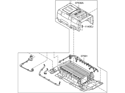 Hyundai 37511-4R100 Call TECHLINE-Battery Module