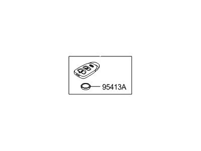 Hyundai 95430-1R300 Remote Key Fob
