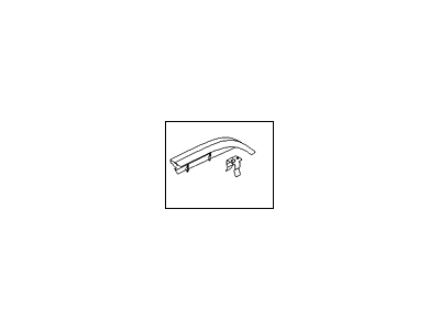 Hyundai 87298-2E000 Cover-Roof Rack Rear,RH