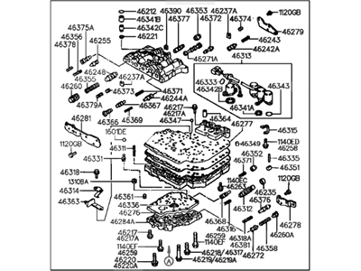 1993 Hyundai Elantra Valve Body - 46210-36652