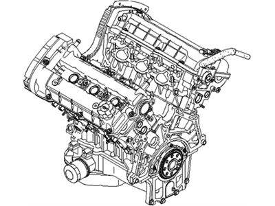 Hyundai 21101-39C30-BHRM Engine Assembly- Sub 3.5