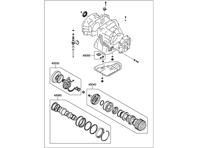 Hyundai Elantra Automatic Transmission Overhaul Kit - 45010-23A01