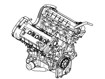 Hyundai AU611-3CM00-HRM Engine Assembly-Sub 3.3L