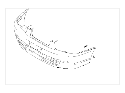 Hyundai 86510-2D502 Front Bumper Cover Assembly