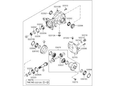 Hyundai 53000-3B200 Carrier Assembly-Differential