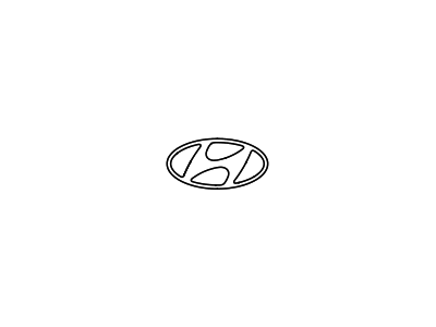 Hyundai 86300-C1000 Symbol Mark Emblem