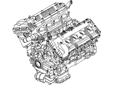 Hyundai 1K021-3FU00-HRM Reman Sub Engine