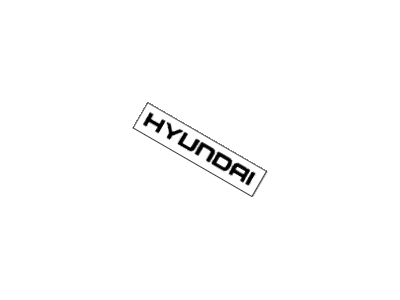 Hyundai 86331-28510-D Emblem