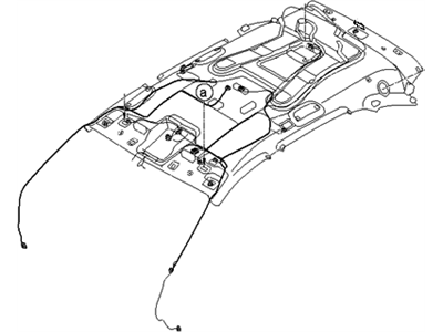 Hyundai 85401-3J120-OR Headlining Assembly