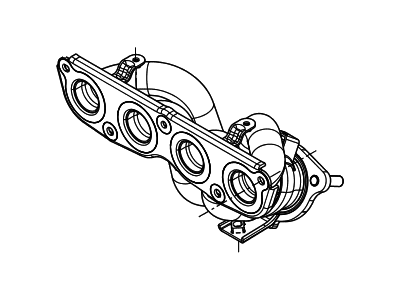 Hyundai 28510-2E020 Exhaust Manifold Catalytic Assembly