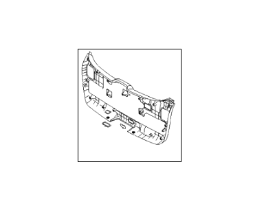 Hyundai 81750-3J020-OR Panel Assembly-Tail Gate Trim