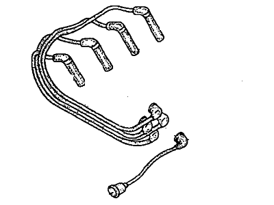 Hyundai Spark Plug Wire - 27501-24B10