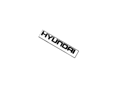 1997 Hyundai Accent Emblem - 86313-22500
