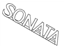 Hyundai 86310-3D000 Sonata Emblem