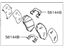 Hyundai 58101-4ZA70 Front Disc Brake Pad Kit