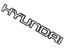 Hyundai 86300-33000 Emblem