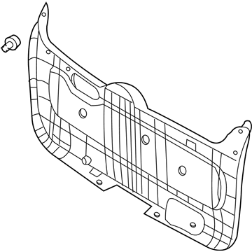Hyundai 81750-4D010-CS Panel Assembly-Tail Gate Trim