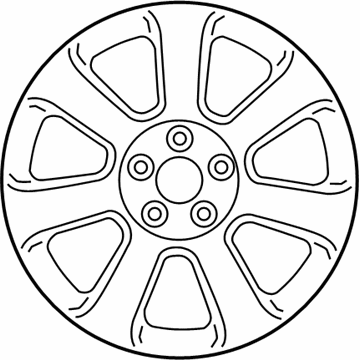 Hyundai 52910-3X850 17 Inch Wheel