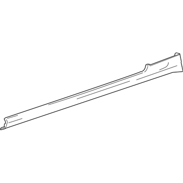 Hyundai 87761-25700 Moulding Assembly-Side Sill Rear,LH
