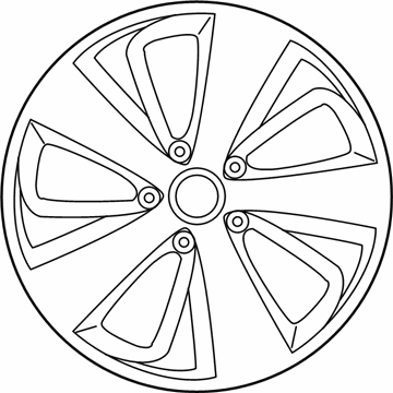 Hyundai 52910-4R250 17 Inch Wheel