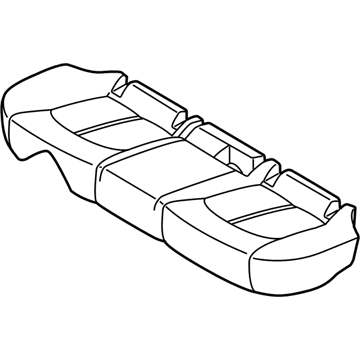 Hyundai 89160-C2030-SMC Rear Seat Cushion Covering Assembly