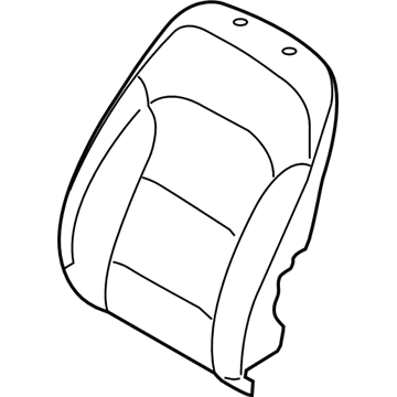 Hyundai 88460-F3030-XFL Front Right-Hand Seat Back Covering Assembly