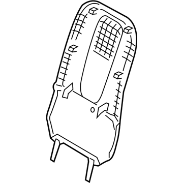 Hyundai 88491-F3000 Map Board Assembly-Front Seat Back,R