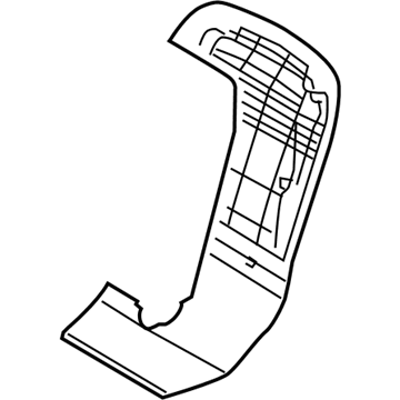 Hyundai 88370-0W800-MKL Cover Assembly-Front Seat Back