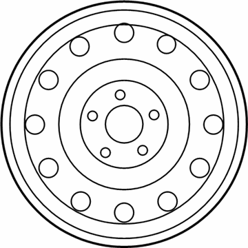 Hyundai 52910-3Q410 16 Inch Steel Wheel