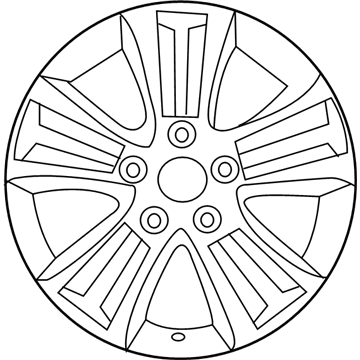 Hyundai 52910-A5700 16 Inch Wheel Scratches