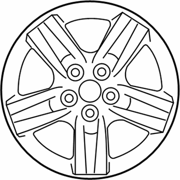 2007 Hyundai Santa Fe Wheel Cover - 52960-0W100