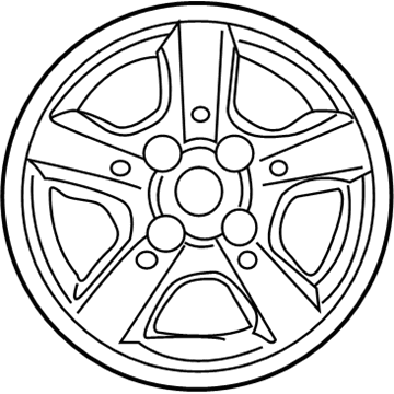 2003 Hyundai Accent Spare Wheel - 52910-25050