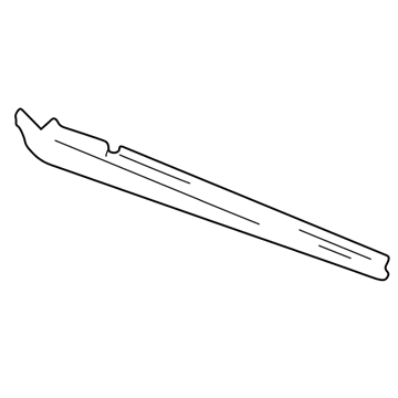 Hyundai 87761-38000 Moulding Assembly-Side Sill Front,RH