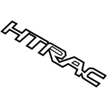 Hyundai 86322-B1200 Bigtiger Emblem-Htrac / Replacement