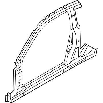 Hyundai 71140-2M000 Reinforcement Assembly-Side Outer RH