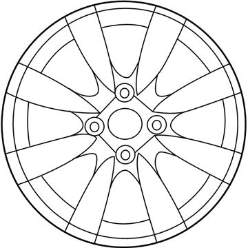 Hyundai 52910-1R305 16 Inch Alloy Wheel