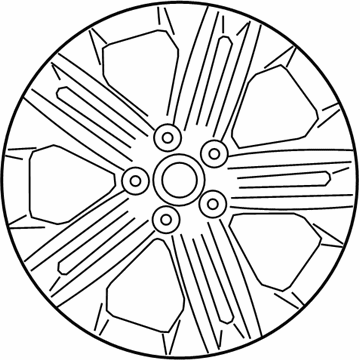 Hyundai 52910-2W510 19 Gray Rim Wheel