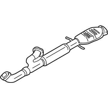 Hyundai 28610-38310 Front Exhaust Pipe