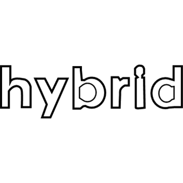 2018 Hyundai Sonata Hybrid Emblem - 86330-E6500